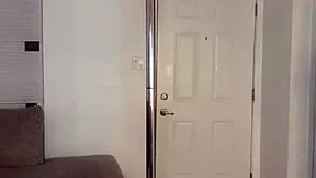 Ebony petite 18+ girl shows off wet fat ass