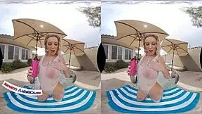 Man, I’m totally hooked on bangin’ this beautiful petite blonde Anna Claire Clouds in VR, ya feel me?!
