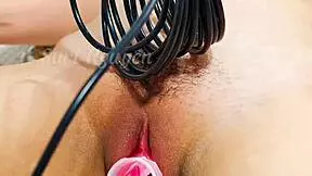 yo, viet nam student with hairy beaver in wet homemade action