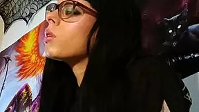 Asmr Kisses With Petite European Teen Goth