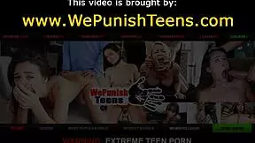 Restrained student fucked 😈