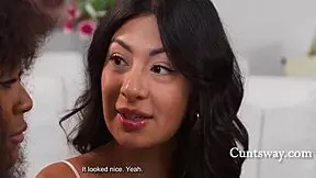 straight girl seduction technique - freya parker avery jane cami strella cuntsway