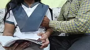 Tuition Teacher Lures Indian Teen 18+ Student Into Hardcore Hairy Pussy Pounding With Hindi Sexy Voice