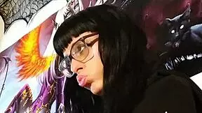 Asmr Kisses With Petite European Teen Goth