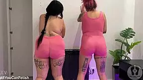 i love her huge boobs jumping and ass shaking in lingerie