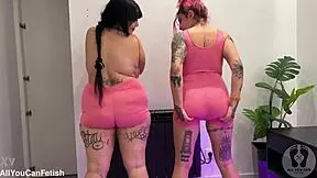 i love her huge boobs jumping and ass shaking in lingerie