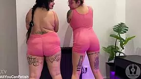 i love her huge boobs jumping and ass shaking in lingerie