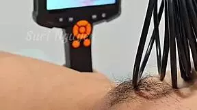 yo, viet nam student with hairy beaver in wet homemade action