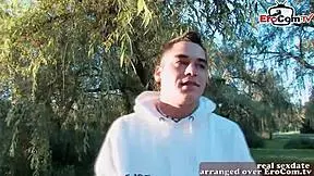 did you see this nice british teen with small tits trying her first porn?