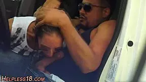 Teen Gives Fetish Blowjob While Bound And Gagged