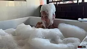 My husband returned early, missed my lover in bathroom encounter