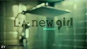 Sexy Brunette Model Enjoys A Sensual Bath