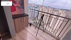 Brazilian babe shows off new apartment and enjoys time with partner behind the scenes