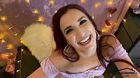 hey, watch this petite redhead teen take bbc in face and pussy!