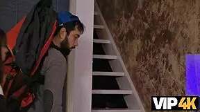 European Girlfriend Blows Old Man On Sofa