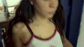 I Couldn't Hold Back And Ate My Beautiful Latina Teen Stepsister In Her Pajamas