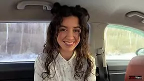 I am Katty West, wanting one last quick fuck with my boyfriend in the car.