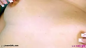 This flawless blonde is showing her sexy body on the sofa 😘