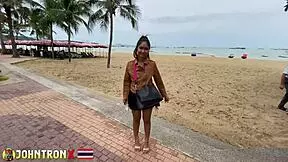 Johntronx: Petite Asian Model Gets Creampied in POV CFNM