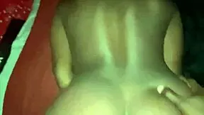 a petite girl tests cock against toy in a fun competition.