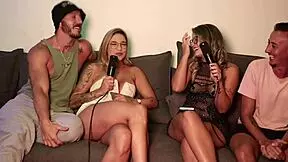 I had an orgy in the mansion, my favorite position is doggy, and I love greek kisses - tati eliasquevici on sheer red