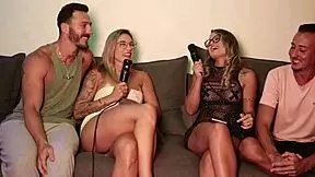 I had an orgy in the mansion, my favorite position is doggy, and I love greek kisses - tati eliasquevici on sheer red