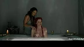 Lucy Lawless and Katrina Law Deliver Raw Blowjob Action in Spartacus 2010-2013