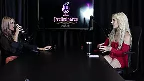 kyra sex gets scared during anal prolapse scene in sheer red lingerie