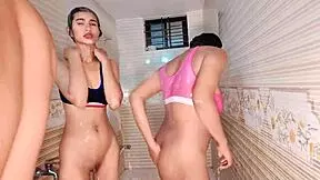 Uttaran20 brings a hot threesome with two stunning chicks and a lucky guy going at it hard.