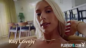 Big Natural Tits Blonde Teen Model Kay Lovely Strips Solo For Playboy In Softcore Undressing!