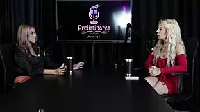 kyra sex gets scared during anal prolapse scene in sheer red lingerie