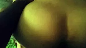 A latina mature woman takes a young bbc up her ass in interracial anal action.