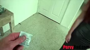 Uh, science project turned into pervert feast with petite teen 18+ at holiday party, oops!