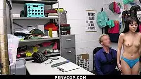 Did you catch the teen stealing perfume? She gets punished hard.