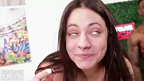 Intense passion as black athlete fucks big titty teen