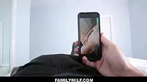 Familymilf - Family Fucking My Petite 18+ Blonde Step Mom After Finding Nudes On Her Phone Pov - Sarah Vandella