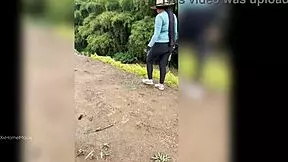 I paid this young colombian farm babe to suck my cock for cash