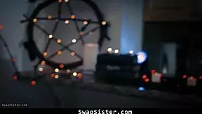 The freaky ouija board making the stepsiblings to a swap and fuck