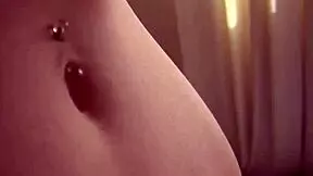 i'm a freak, redhead elle comes twice masturbating