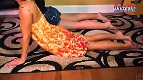 Petite Blonde Madelyn and Horny Brunette Sofia Finger Each Other's Pussy.