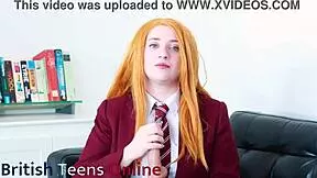 Victoria Greene Gives Joi In Her Uniform, Using Toys For Emotional Pleasure.