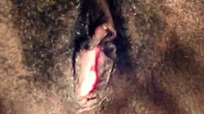 tight 19yo pussy contrasts with her wetness