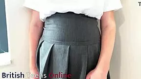 British Teen 18+ Sucks Cock Outdoors