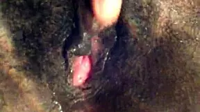 tight 19yo pussy contrasts with her wetness