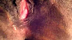 tight 19yo pussy contrasts with her wetness