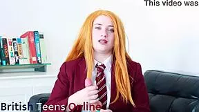 Victoria Greene Gives Joi In Her Uniform, Using Toys For Emotional Pleasure.