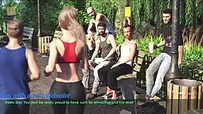 A Wife And Stepmother Out For A Jog In The Game