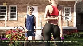 A Wife And Stepmother Out For A Jog In The Game