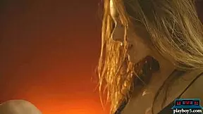 Teen Beauty Sea Rose Chilling Naked in a Warm Hot Tub