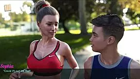 A Wife And Stepmother Out For A Jog In The Game